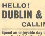 Leaflet advertising day trips from Newry, County Down to Howth, County Dublin c. 1935. On loan from Holy Trinity Heritage Centre